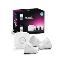 Philips Huewca 4.2w Gu10 Renkli Spot Akıllı Ampul 3'lü Başlangıç Seti