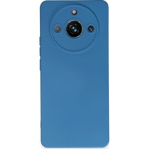 Uryport Realme 11 Pro Kılıf Nano İçi Kadife Silikon - Mavi