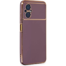 Xiaomi Poco M5 Kılıf Volet Silikon - Mor -
