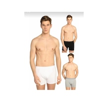 Tutku 0114 Erkek Likralı Karışık Renkli Boxer Şort 6 Adet 001
