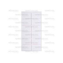 Pacific Beyaz Yapışkanlı Keçe 35mm X 55mm