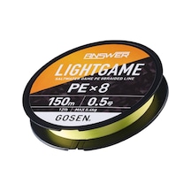 Gosen Answer Lıght Game8x 150mt Yelow 5.4kg Pe0.5