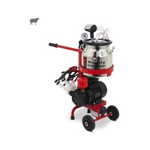 Melasty Micro İkili Koyun Süt Sağma Makinesi Paslanmaz Güğüm - Silikon Memelik Kuru Pompa