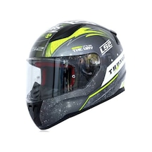 Ls2 Rapıd Thunder Mat Tıtanıum-Neon Sarı Kask