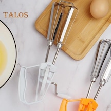 Turuncu Yumurta Karıştırıcı El Krank Karıştırma Kolay Temizlenebilir Katı Yapımı Süt Krema Hamur Yumurta Çırpma Mutfak Aletleri