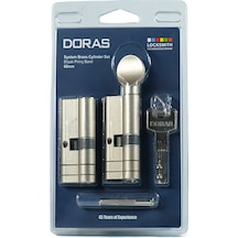 Doras 68mm Tuzaklı Alt-üst Barel Seti Bilyalı Anahtarlı