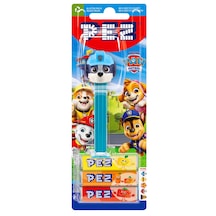 Pez Dispenser Paw Patrol Rex Meyve Aromalı Şekerleme Makinesi Ve Şekerleme Yedekleri