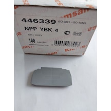Klemsan 2mm Nihayet plakası,Gri.