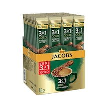 Jacobs Gold 3'ü 1 Arada Kahve Yoğun Lezzet 40'lı Paket Çözünebilir Kahve 4'li Paket