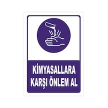 Kimyasallara Karşı Önlem Al - Isg Levhası Levha 50x70 Cm Dekota 3 Mm