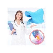 Oval Servikal Boyun Eğrilik Düzeltici Yastık Spinal Omuz Gevşeme Traksiyon Cihazı Baş Ve Boyun Masaj Karışık