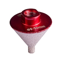 Tomax Elmas Eğimli Pah Kırma Ucu 9-50 Mm M14 Avuç Taşlama