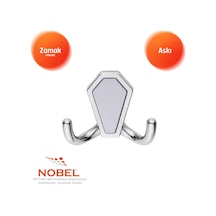 Vi Lla Askı, Metal Vestiyer Askısı, 44 Gr, Dolap Ve Duvar Askılığı, Krom Matkrom Vidalı Krom Krom
