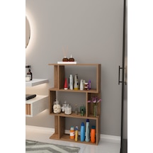 Scala 3 Raflı Banyo Dolabı Banyo Rafı Çok Amaçlı Dolap-meşe Meşe