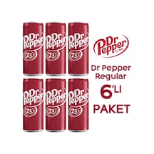 Dr Pepper Karışık Aromalı Gazlı İçecek 6 x 330 ML