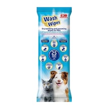Bio Pet Active Wash Wipes Kuru Yıkama Bakım Havlusu 25 Adet