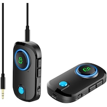 Cbtx Bt-t3 2 İn 1 Bluetooth 5.0 Alıcı Verici 3.5mm Aux Araba Kablosuz Ses Adaptörü Hoparlör Pc Tv Kulaklıklar İçin