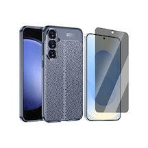 Vendas Galaxy A36 Uyumlu Kılıf Vendas Niss Silikon Kapak + Hayalet Ekran Koruyucu Lacivert