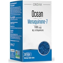Orzax Ocean Vitamin K2 Mk-7 30 Hard Kapsül 2 Paketi