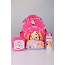 Yeni Sezon Lisanslı Paw Patrol Okulda Macera Koleksiyonu Okul Çantası,kalem Çantası,matara Ve Beslenme Kabı Okul Seti Altın