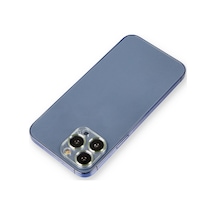 İphone 12 Pro Metal Kamera Lens Koruma Cam - Açık Yeşil