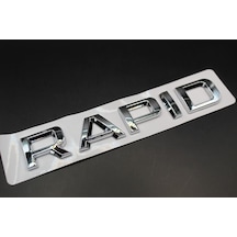 Skoda Uyumlu Rapid Krom Bagaj Yazısı