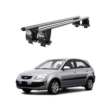 Royal Kia Rio 2005-2011 Uyumlu Gri Kilitli Ara Atkı Port Bagaj Tavan Barı