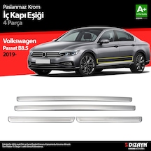 S-dizayn Vw Passat B8.5 Krom İç Kapı Eşiği 4 Parça 2019-2023