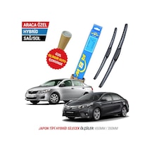 Toyota Corolla Uyumlu Silecek Takımı 2007-2018 Rbw Hybrid