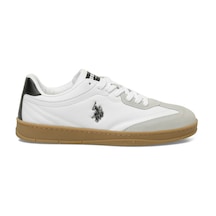 U.s. Polo Assn. Vale Wmn 5fx Beyaz Kadın Sneaker Beyaz-sıyah Beyaz - Siyah