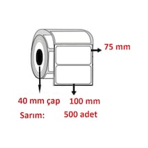 Özsaraç Etiket Pp Opak 100 x 75  500Lü