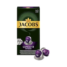 Jacobs Lungo Kapsül Kahve 10'lu 5,2 G Intense 8 Pratik Kahve 4'li Avantaj Paketi Mıchu