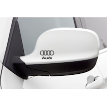 Audi M Araba Yan Ayna Araç Sticker Yapıştırma 2Adet