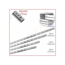17mm 30cm TELESKOPİK İNCE RAY (17x310) 5 ADET FİYATIDIR