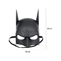 Siyah Çocuk Batman Maskesi Lastikli Diğer