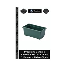 Premium Göreme Balkon Saksı 4,5 Lt No 1 Pencere Fidan Çiçek