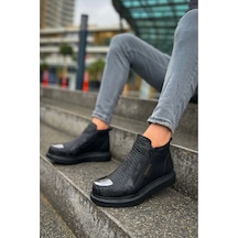 Saklımoda Ch133 Tst Coccodrillo Erkek Bot Sıyah Çok Renkli