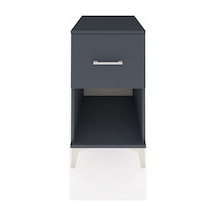 Kronos Komodin Tek Çekmeceli 44x59x80 Antrasit-antrasit Antrasit