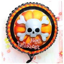 Halloween İskelet Kuru Kafa Folyo Balon 18 İnç 5691 256