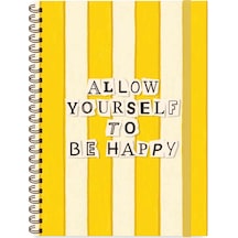 Keskin 16,5 X 22,5 Çizgili Spiralli Vibes Defter - Be Happy Kırmızı Keskin 16,5 X 22,5 Çizgili Spiralli Vibes Defter - Be Happy Kırmızı