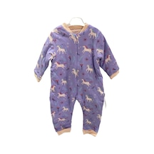 Mini Damla Uyku Tulumu Albimini Uçan Atlı Lila-9855 Lila