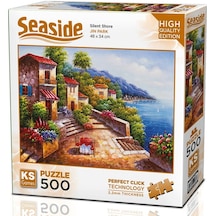 Ks Games 500 Parça Sessiz Kıyı Kasabası Puzzle - Jin Park