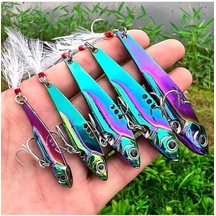 Ganzhoushop Spinner Metal Lures, Kaşık Balıkçılık Av Malzemeleri, Yüksek Kaliteli Balıkçılık Olta Adet 5 Cg