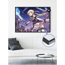 Pster21123 Savaşan Kızı Manga Çerçeveli Tablo - Çerçeveli Poster 50 X 70 7/8 Yaş