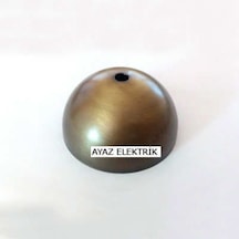Marketcik Avize, Abajur Için Yuvarlak Eskitme Metal Rozans 10 Cm