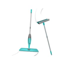 Pony Süper 2 Li Sprey Mop + Teleskopik Saplı Cam Sileceği Yeşil Paspas Temizlik Seti