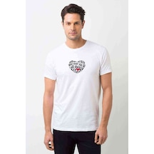 I Wıll Always Love You Baskılı Beyaz Erkek Tshirt