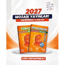 Mozaik Yayınları 6. Sınıf Türkçe-fen Bilimleri Soru Bankası Seti 2 Kitap