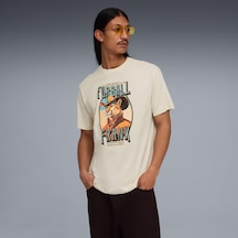 Puma Graphic Erkek Tişört C-pum634434p87p87 Bej