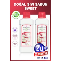 Doğal Sıvı El Sabunu Sweet 2x750 Ml 2'li Set
